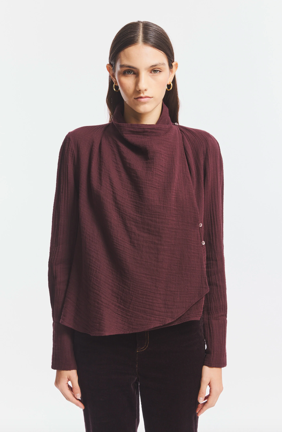 BLOUSE ASYMÉTRIQUE MAYNARD ANTIK BATIK