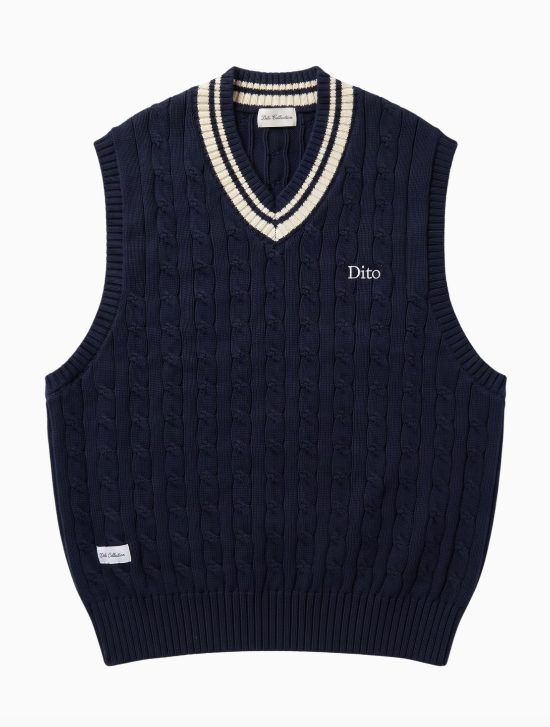 PULL SANS MANCHES EN MAILLE DITO COLLECTIVE