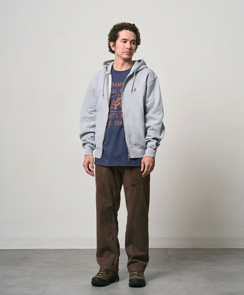 SWEATSHIRT ONE POINT ZIP GRAMICCI
