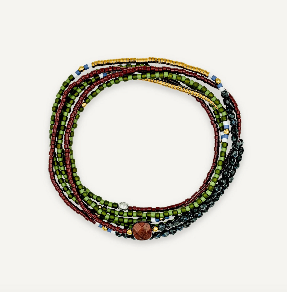 COLLIER-BRACELET FUSION TÊTES BLONDES