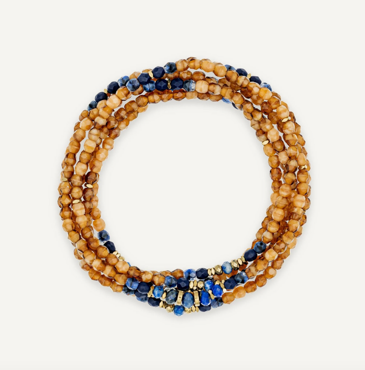 COLLIER-BRACELET GLINDA TÊTES BLONDES