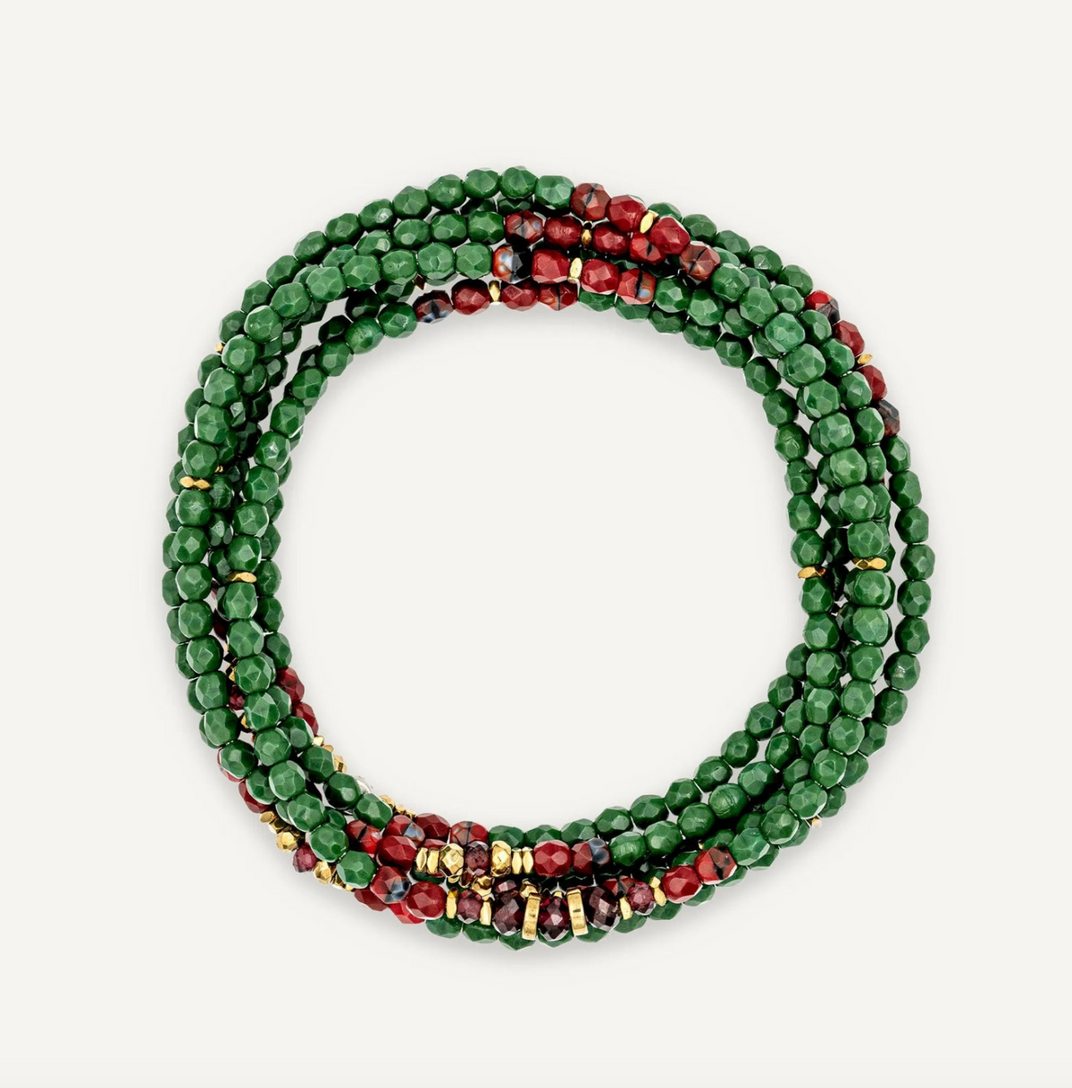 COLLIER-BRACELET GLINDA TÊTES BLONDES