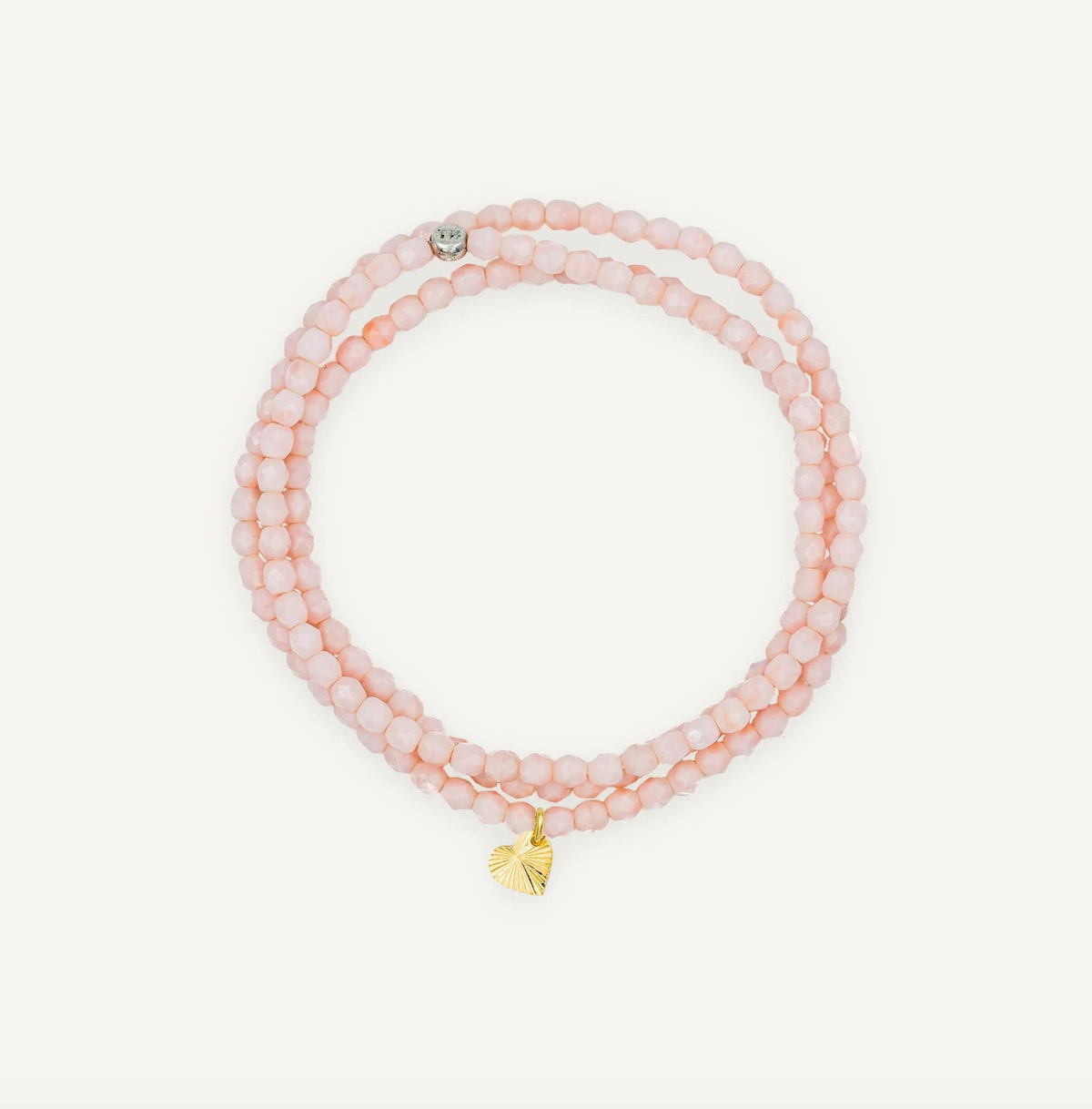 COLLIER-BRACELET CRISTAL GUIMAUVE TÊTES BLONDES